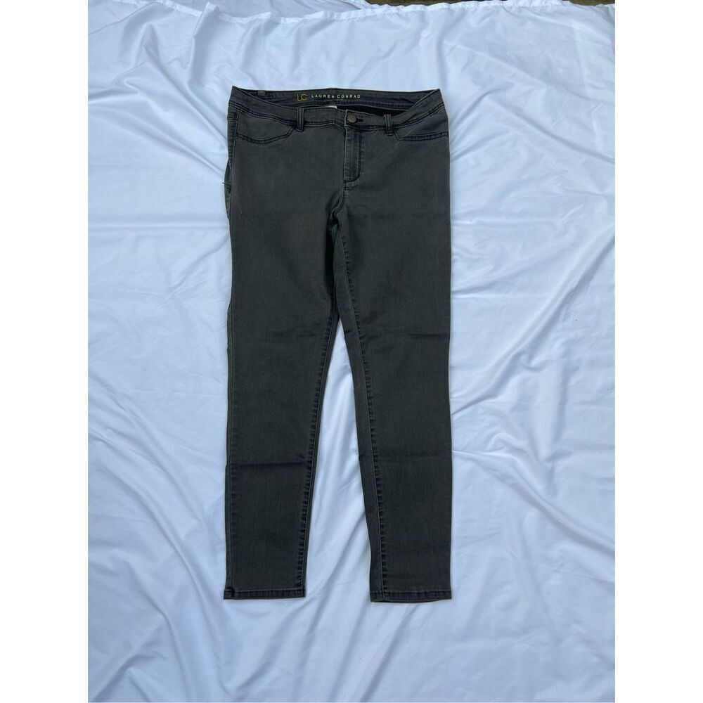 Lauren Conrad Grey Skinny Jeans Woman’s Size 14 Flaws